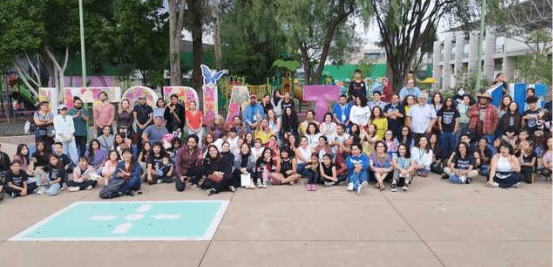 Niñas, niños y jóvenes de Semilleros Creativos participan en “Arte sin fronteras” junto a artistas mexicanos en el extranjero