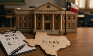 Texas analiza limitar la contratación de trabajadores con visas H-1B en escuelas públicas