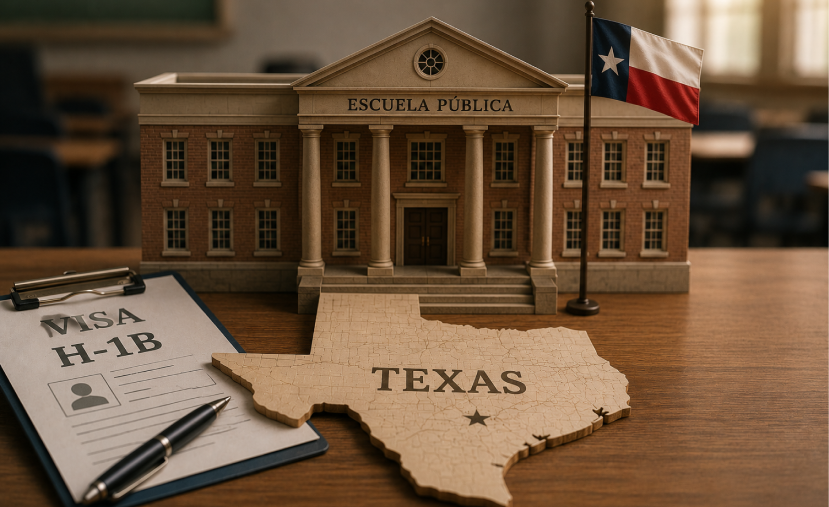 Texas analiza limitar la contratación de trabajadores con visas H-1B en escuelas públicas